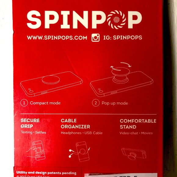 3 FOR $30 -- Spinpop Phone Holder - Picture 4 of 4